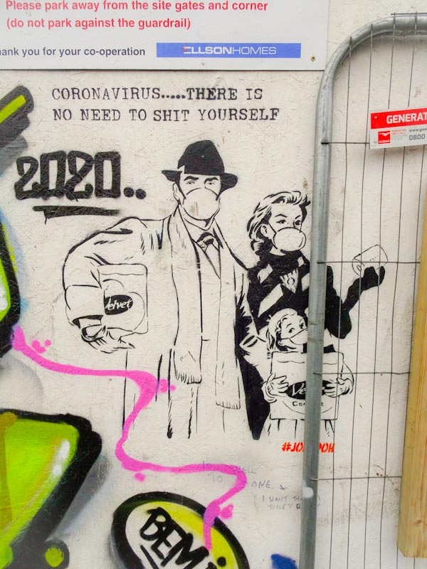 John D'oh, M32 cycle path, Bristol, March 2020