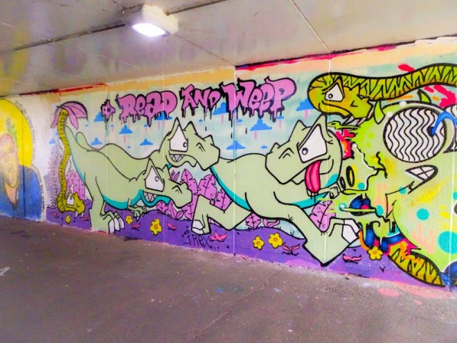 T-Rex, Paint Festival 2019, Cheltenham, September 2019