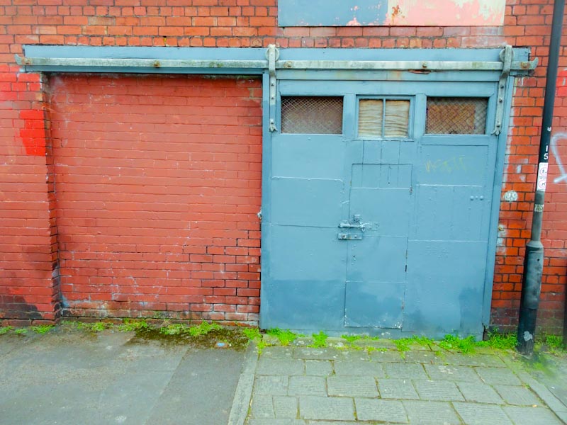 Door within a sliding door, Montpelier, Bristol, March 2020