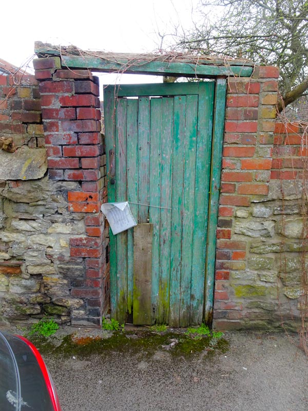 Garden gate, Montpelier, Bristol, March 2020