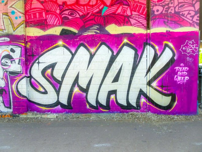 Smak, M32 cycle path, Bristol, May 2018