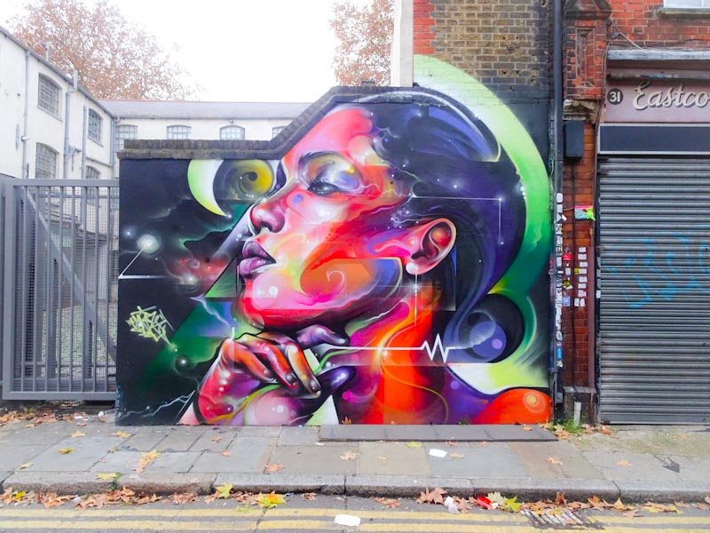 Mr Cenz, Shoreditch, London, November 2018