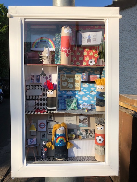 A wonderful interpretation of lock down life, Bishopston, Bristol, May 2020