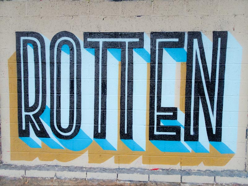 Dott Rotten, M32 cycle path, Bristol, March 2019