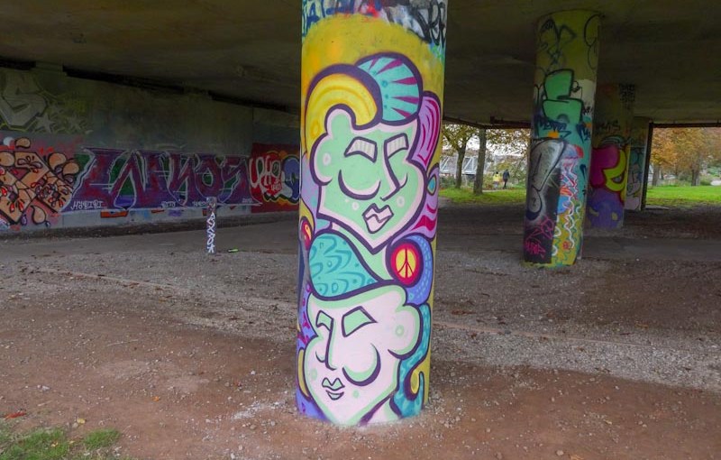 Tasha Bee, Brunel Way bridge, Bristol, October 2019