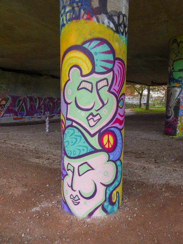 Tasha Bee, Brunel Way bridge, Bristol, October 2019