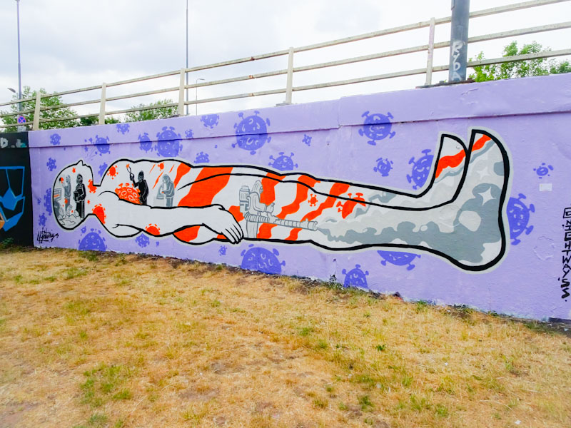 Nightwayss, M32 roundabout, Bristol, June 2020