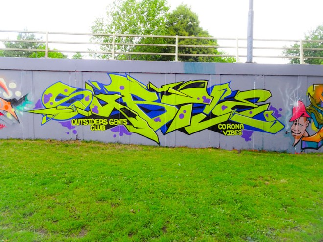 Subtle, M32 roundabout, Bristol, June 2020
