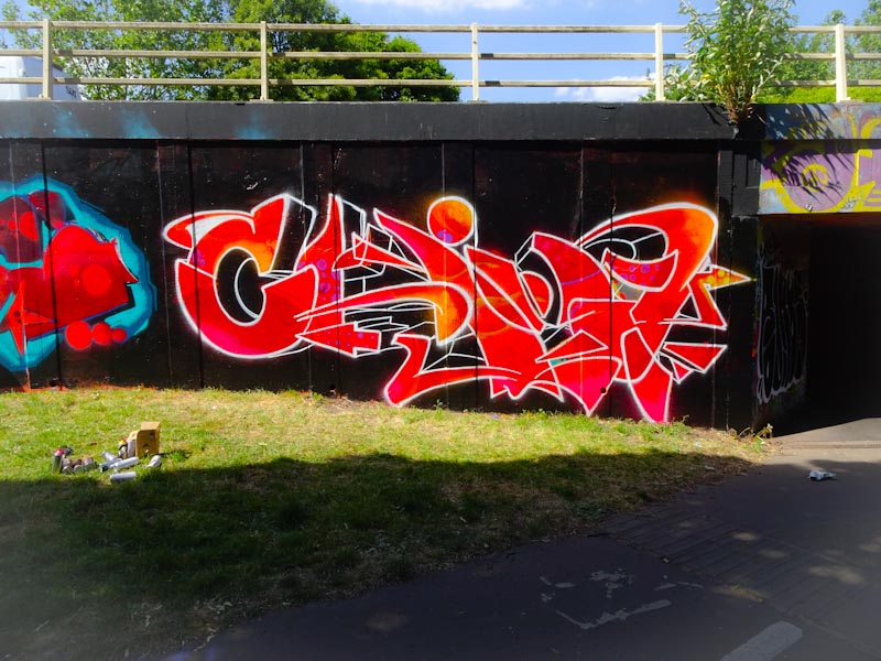 Wiflywin, M32 roundabout, Bristol, May 2020