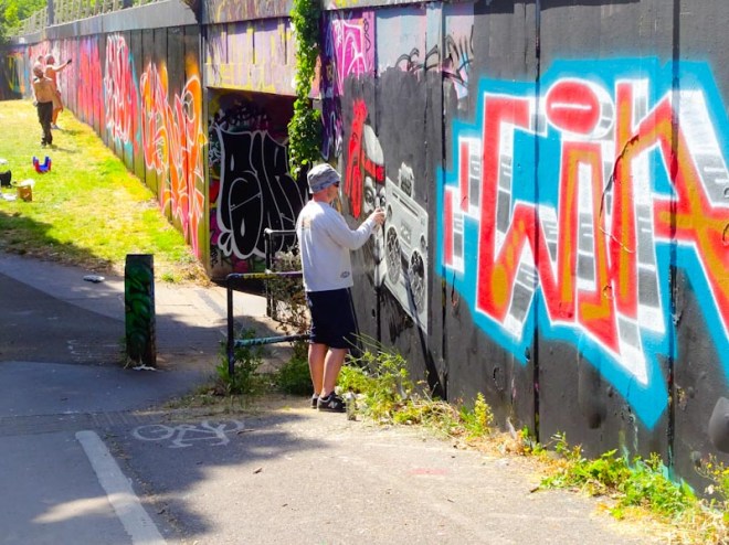 Laic217, M32 roundabout, Bristol, May 2020