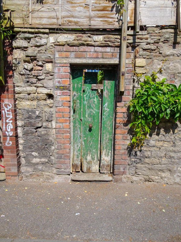 Back yard gate, Montpelier, Bristol, May 2020