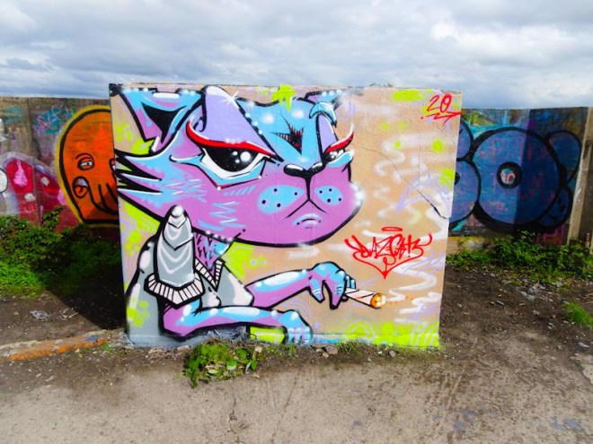 Daz Cat, Purdown Battery, Bristol, July 2020