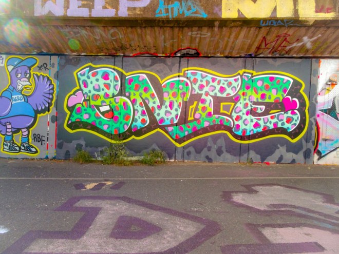 Bnie, M32 cycle path, Bristol, July 2020