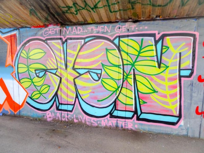 Evey, M32 Cycle path, Bristol, July 2020