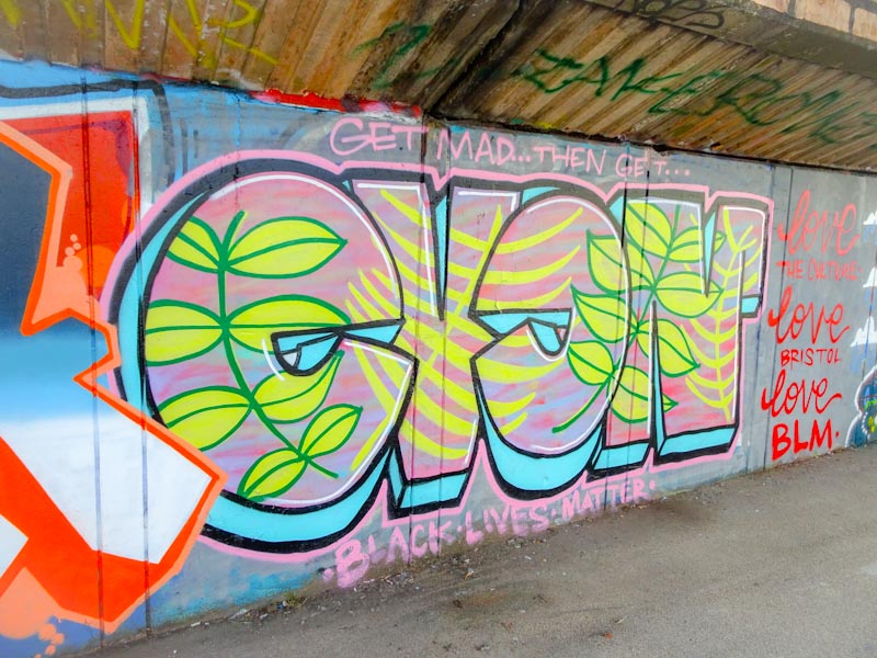 Evey, M32 Cycle path, Bristol, July 2020