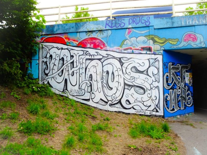 Whos, M32 roundabout, Bristol, July 2020