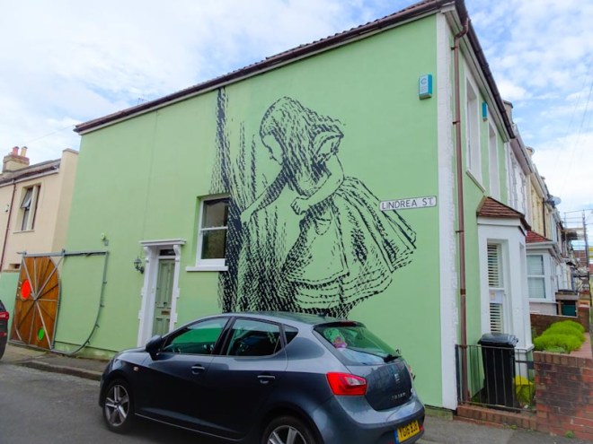 Stewy and Voice of Joan, Lindrea Street, Bristol, July 2020