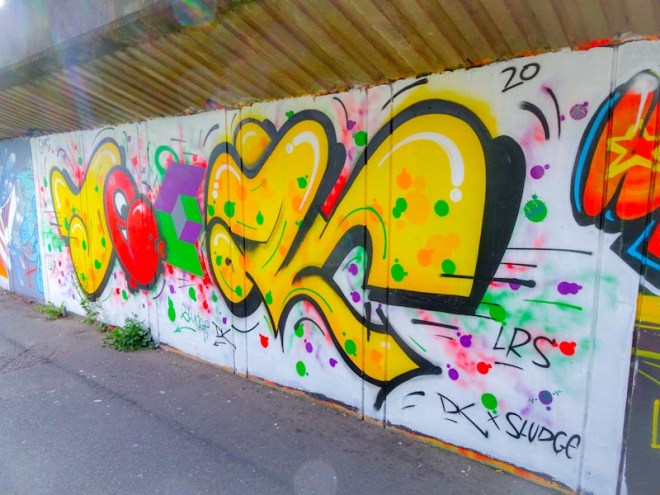 Decay and Sludge, M32 cycle path, Bristol, August 2020