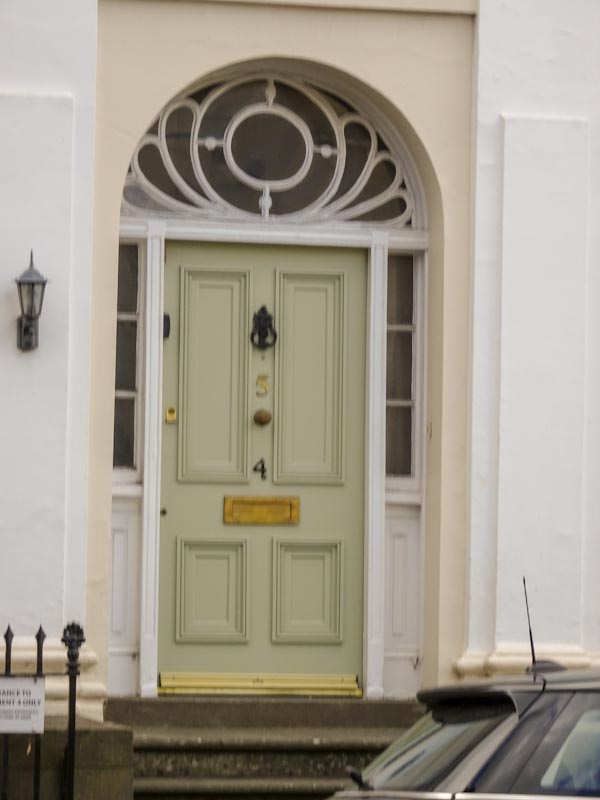 OK, so it's a little out of focus, but this door was just too good to leave out, Cheltenham, September 2020