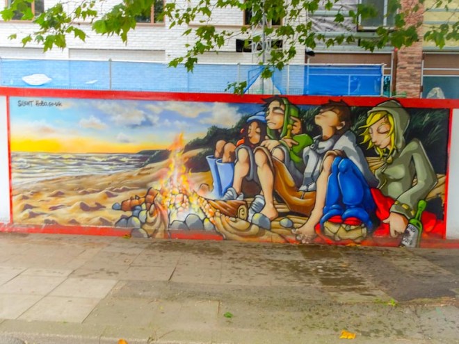 Silent Hobo, Temple Way, Bristol, September 2020