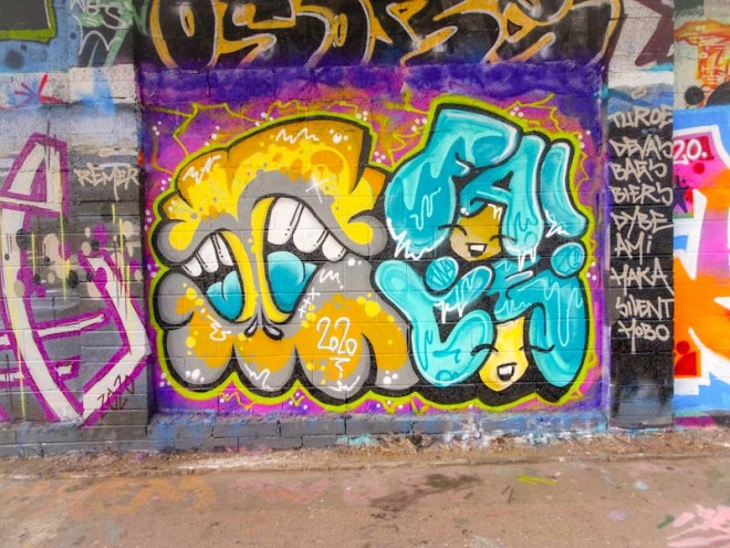 Face 1st and Soap, M32 cycle path, Bristol, September 2020