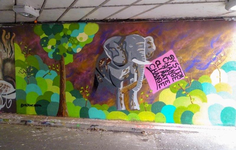 Mr Draws, Paint festival, Cheltenham, September 2020