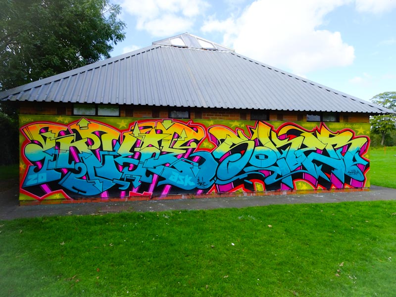 Inkie and Soker, Paint festival, Cheltenham, September 2020