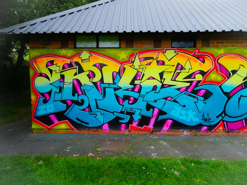 Inkie, Paint festival, Cheltenham, September 2020