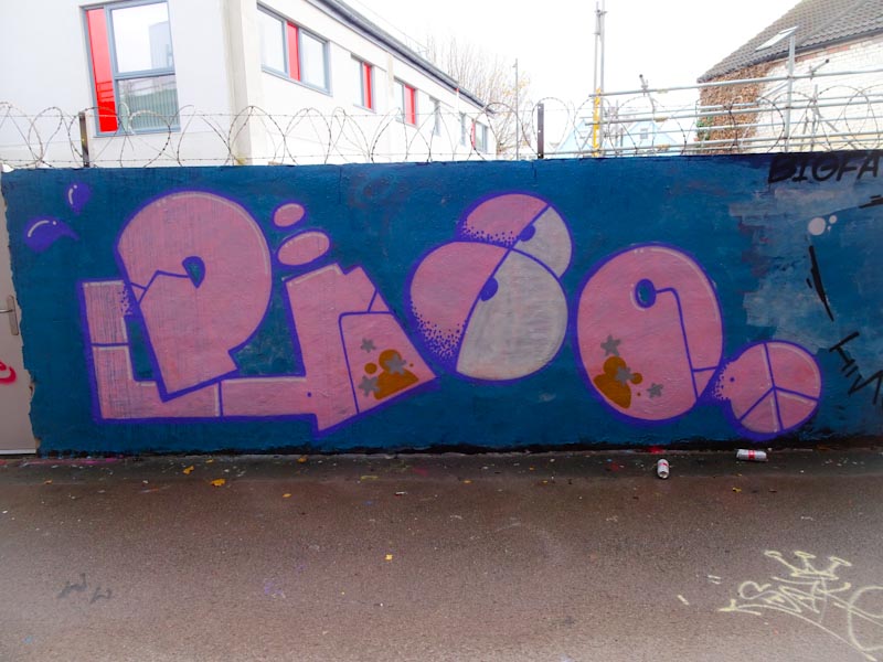 Pl8o, M32 Cycle path, Bristol, November 2020