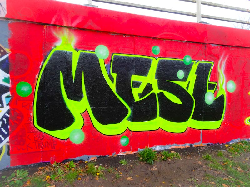 Mest, M32 roundabout, Bristol, November 2020
