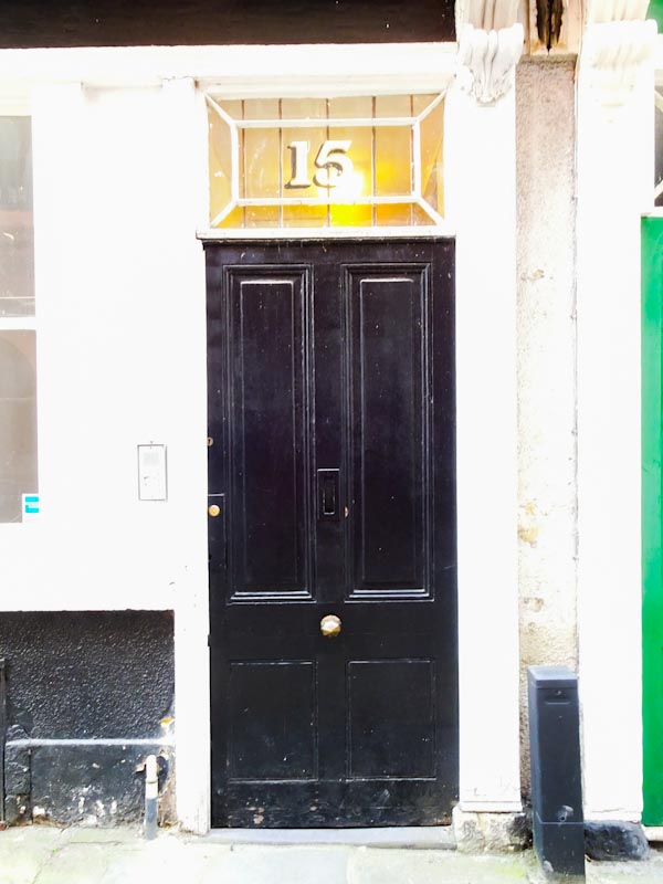 There is something about the 15 above the door, Bristol, September 2020