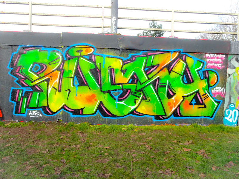 Rusk, M32 roundabout, Bristol, December 2020