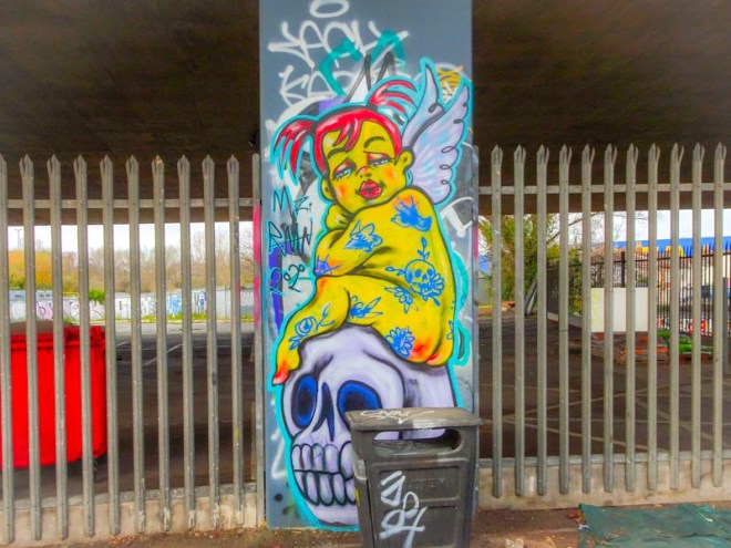 Rosalita, M32 cycle path, Bristol, November 2020