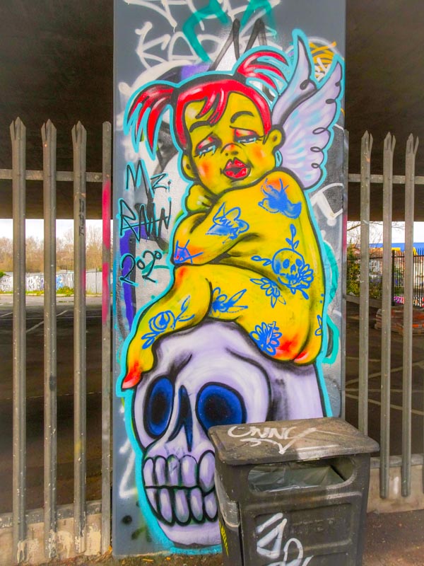 Rosalita, M32 cycle path, Bristol, November 2020