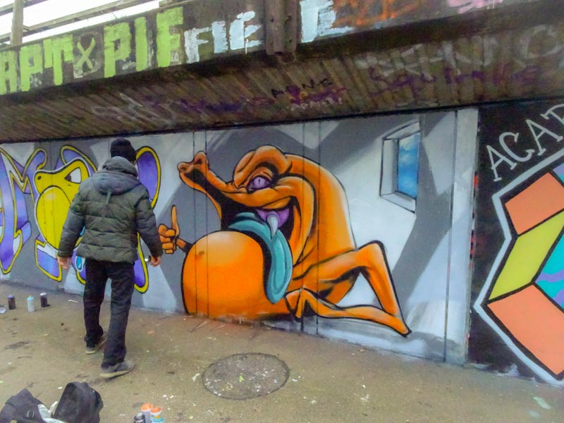 Zake, M32 cycle path, Bristol, November 2020