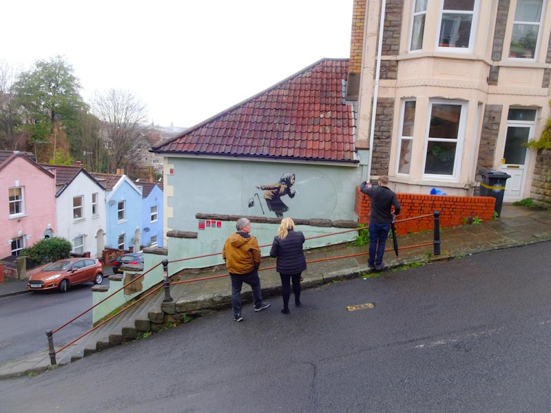 Banksy, Vale Street, Bristol December 2020