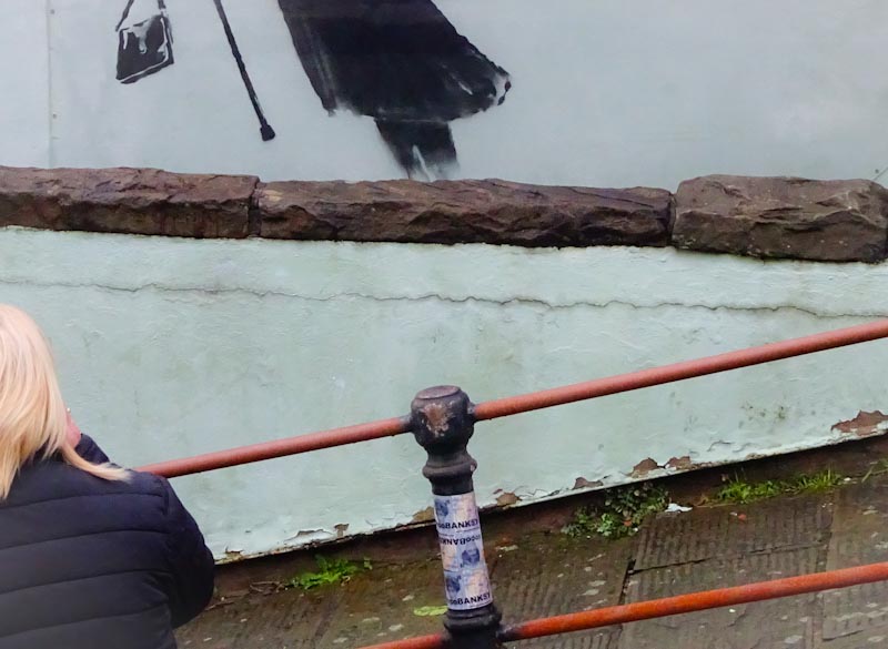 Banksy, Vale Street, Bristol December 2020