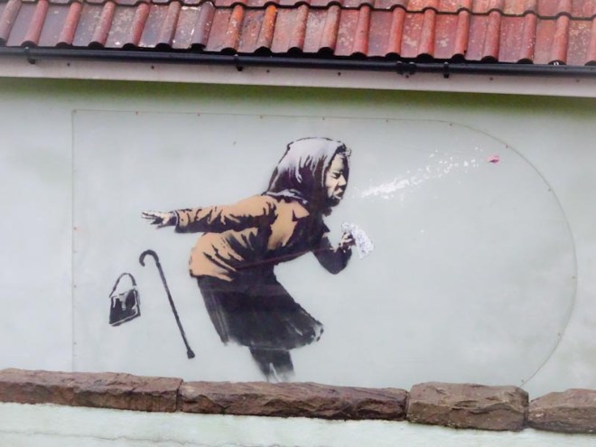 Banksy, Vale Street, Bristol December 2020