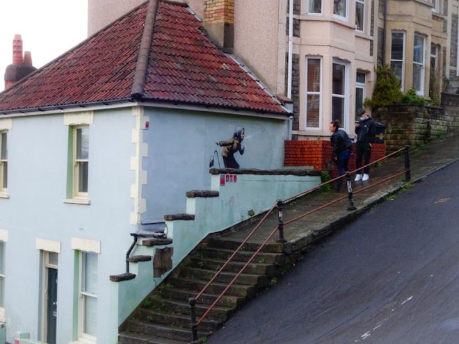 Banksy, Vale Street, Bristol December 2020