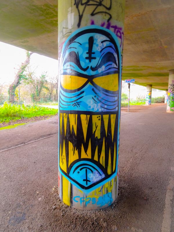 Angry Face, Brunel Way, Bristol, December 2020