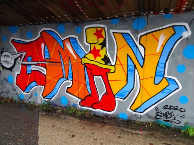 Eman, M32 cycle path, Bristol, December 2020