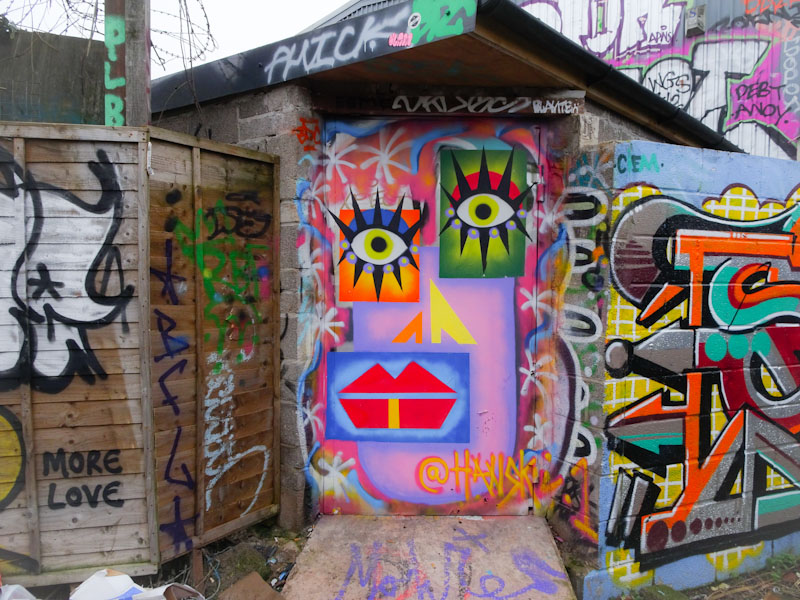 Hanski, M32 cycle path, Bristol, January 2021