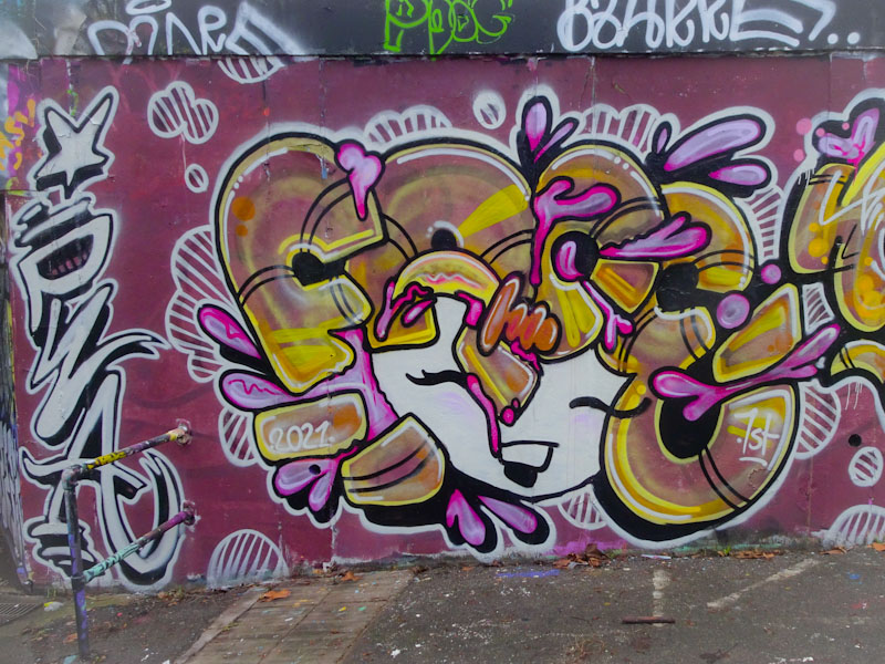 Face 1st, M32 roundabout, Bristol, January 2021