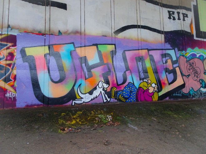 Ugloe, Frome side, Bristol, December 2020