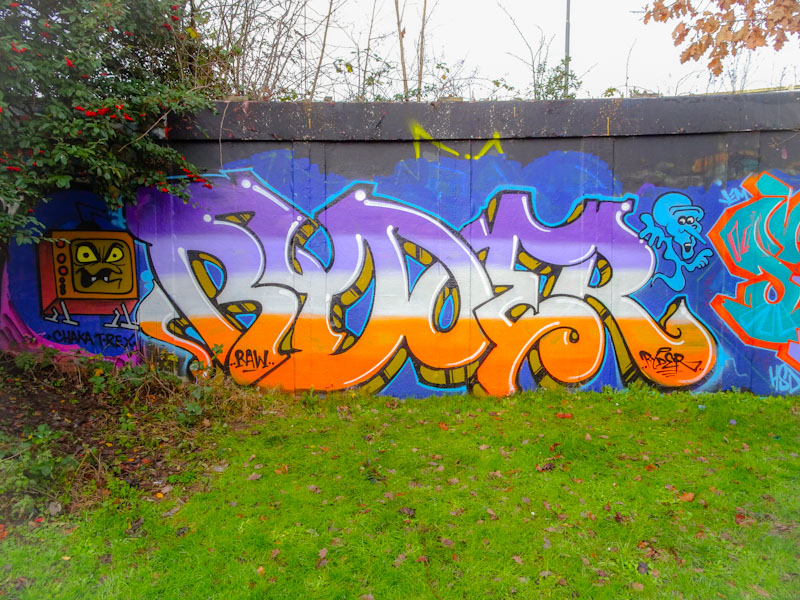 Ryder, M32 roundabout, Bristol, December 2020