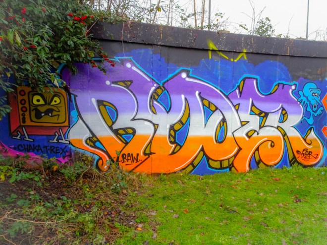 Ryder, M32 roundabout, Bristol, December 2020