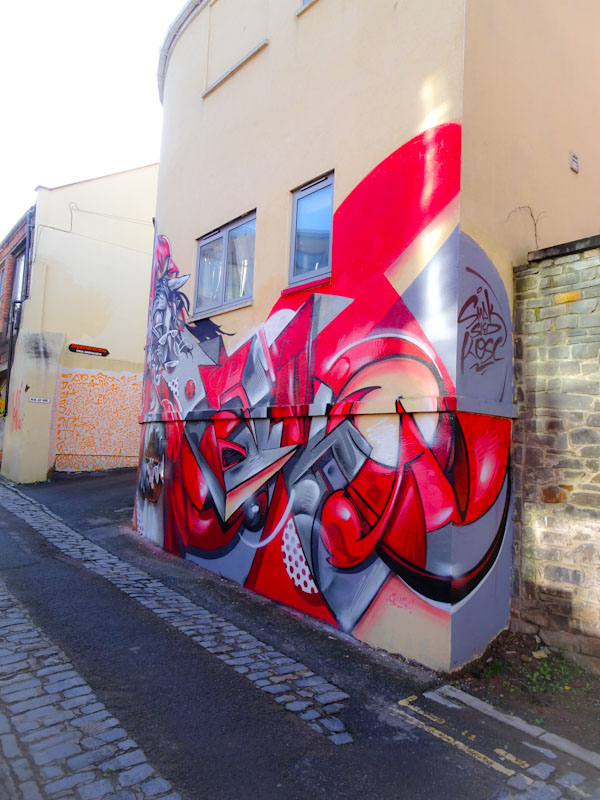 Sled One and Smak, Picton Lane, Bristol, January 2021