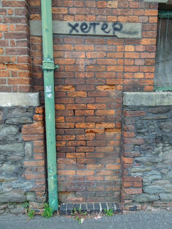 A ghost door, Bristol, January 2020