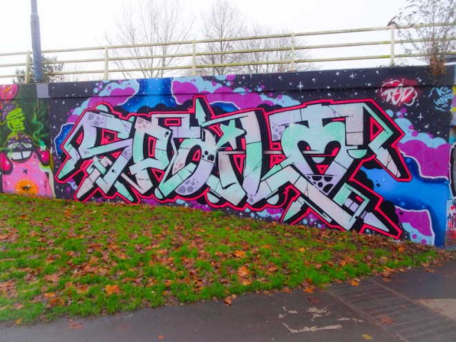 Dott Rotten, M32 roundabout, Bristol, December 2020