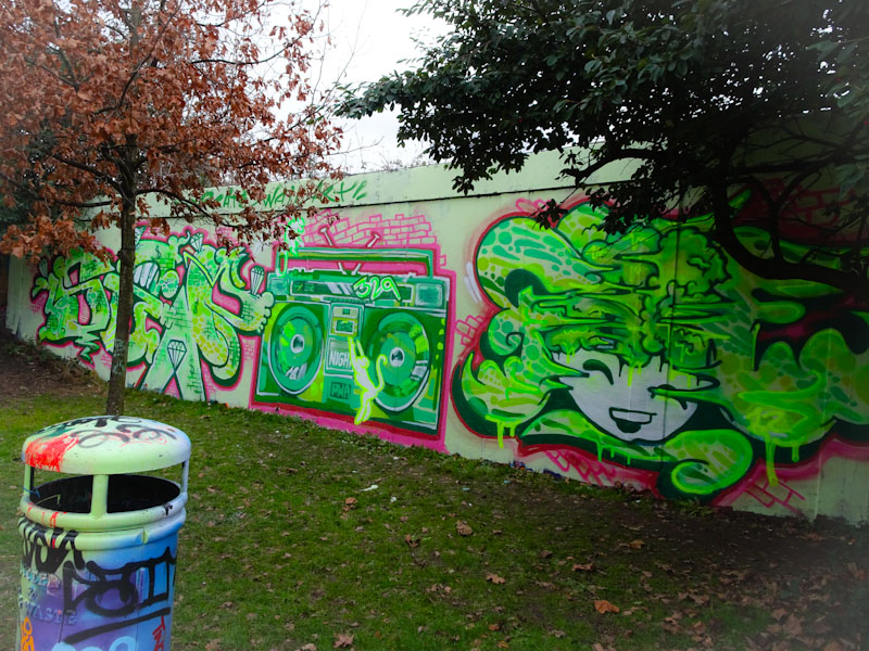 Soap, Nightwayss and Face 1st, M32 roundabout, Bristol, February 2021